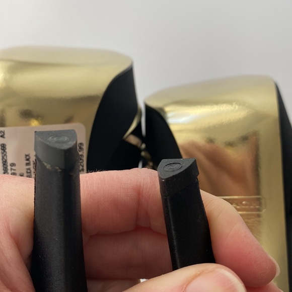 Coach Satin Bow Platform High Heel Strapy Sandals - Picture 6 of 9